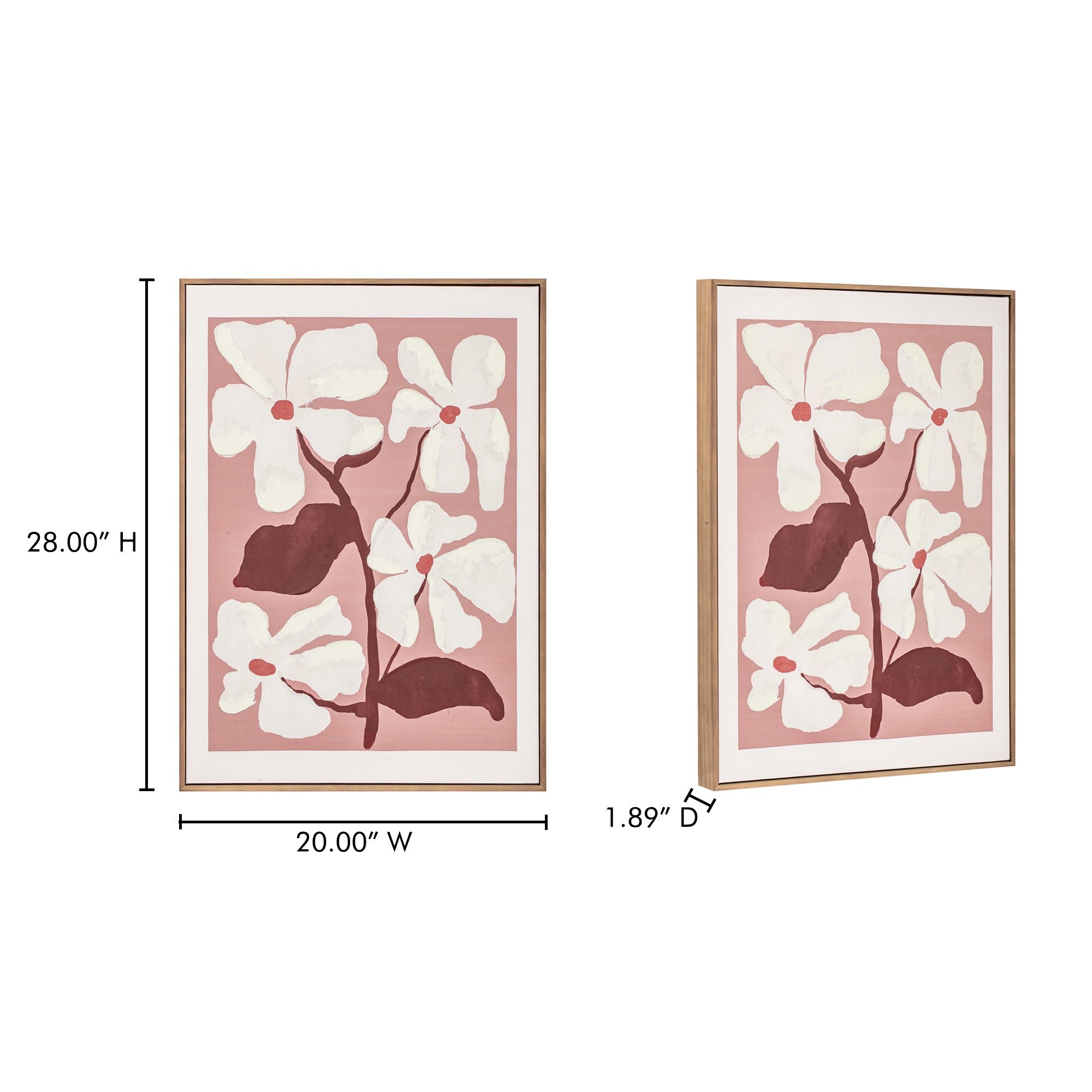 Blush Framed Painting - 1630Living