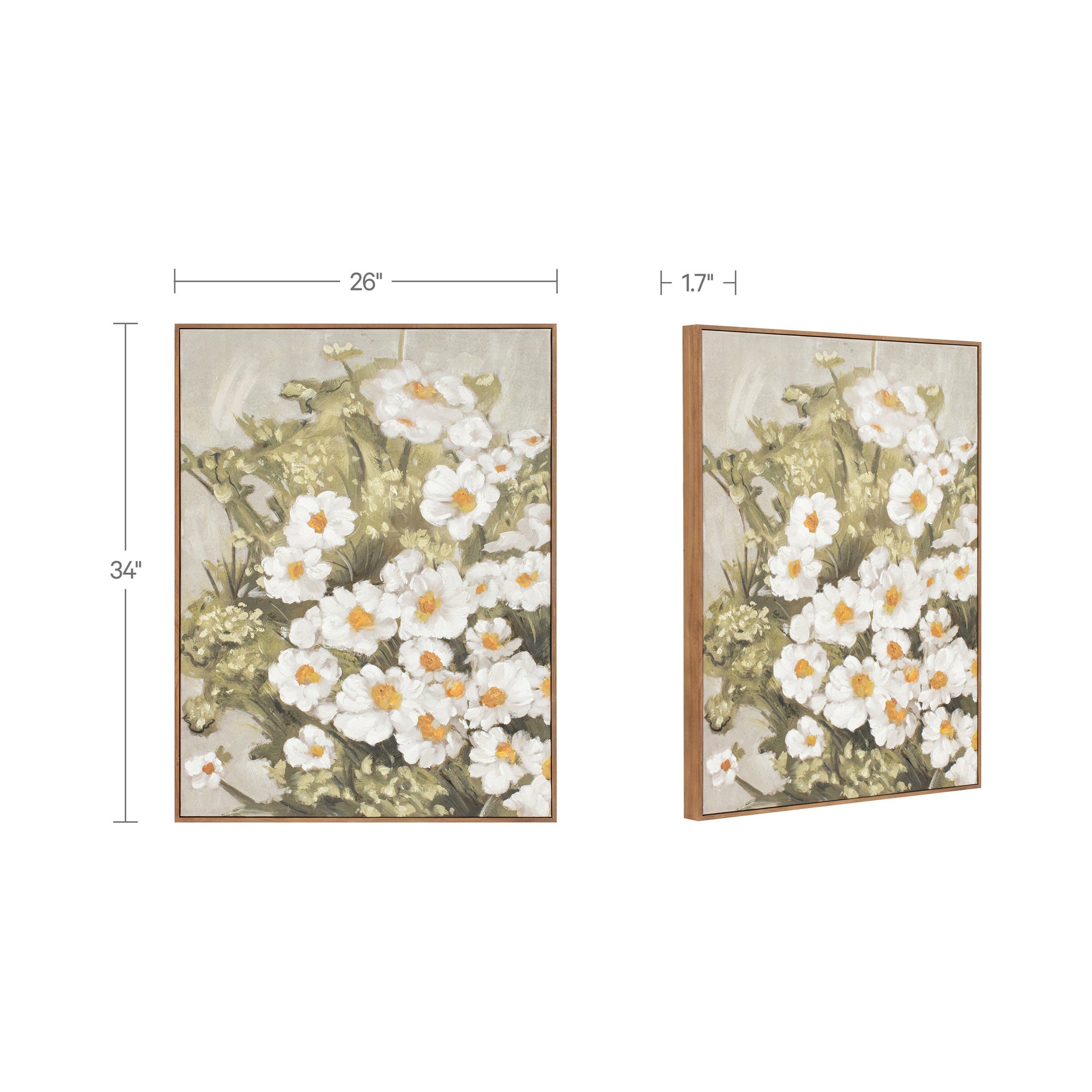 Wildflowers Framed Painting - 1630Living
