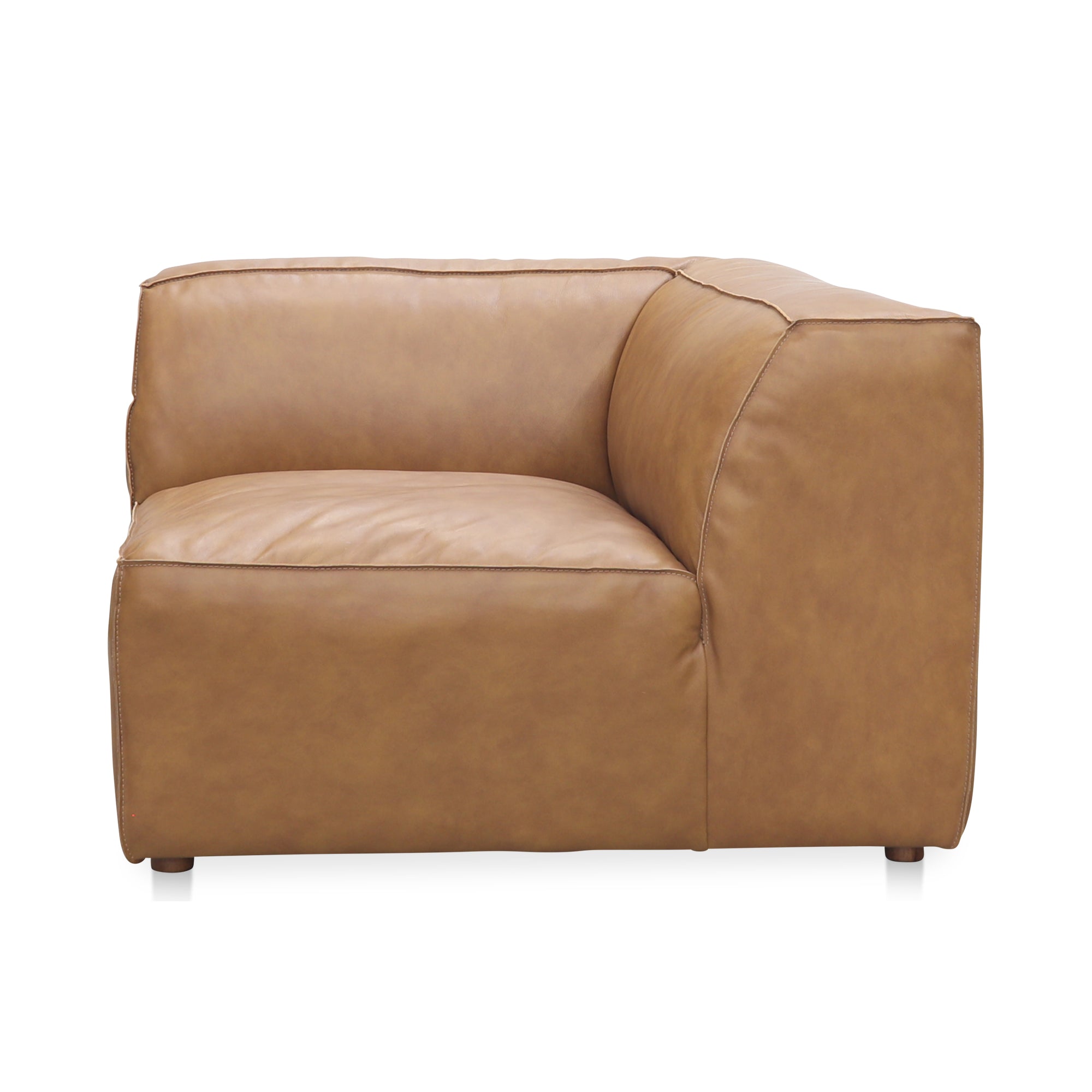 Form Corner Chair Sonoran Tan Leather - 1630Living