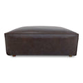 Form Ottoman Espresso Brown Leather - 1630Living