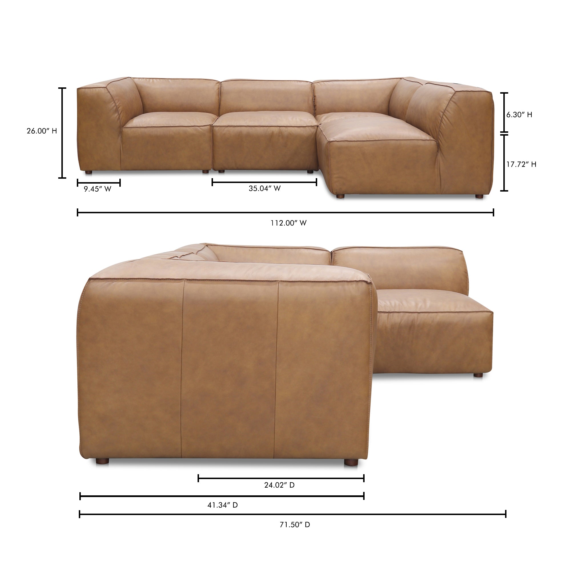 Form Signature Modular Sectional Sonoran Tan - 1630Living