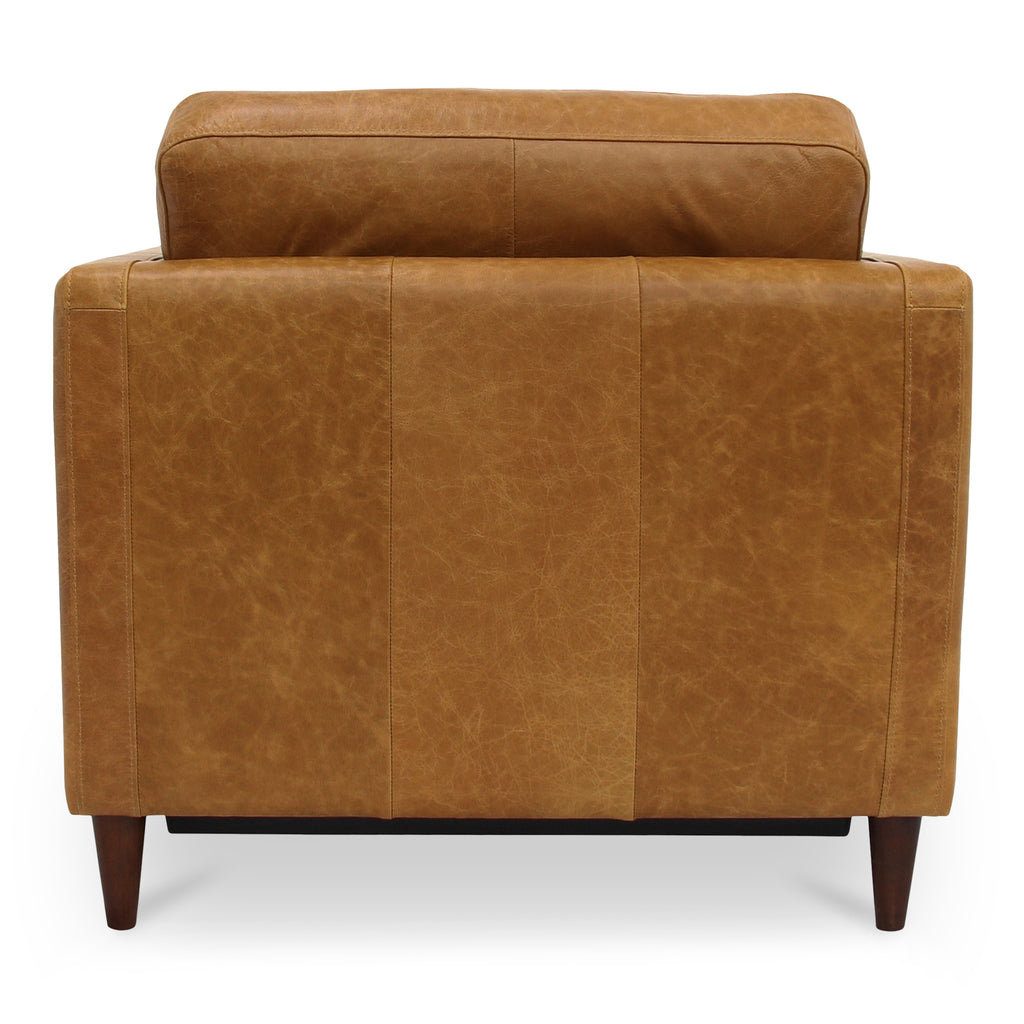 Bridgers Power Recliner Chair Tan Leather - 1630Living