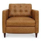 Bridgers Power Recliner Chair Tan Leather - 1630Living