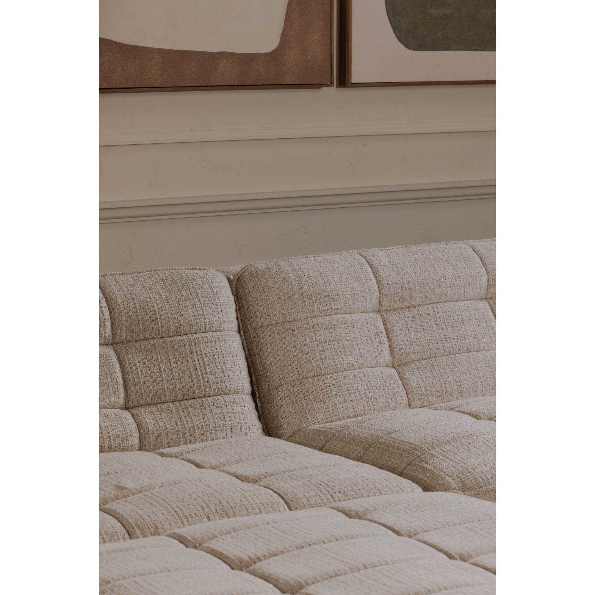 Lino Lounge Modular Sectional Textured Oat - 1630Living