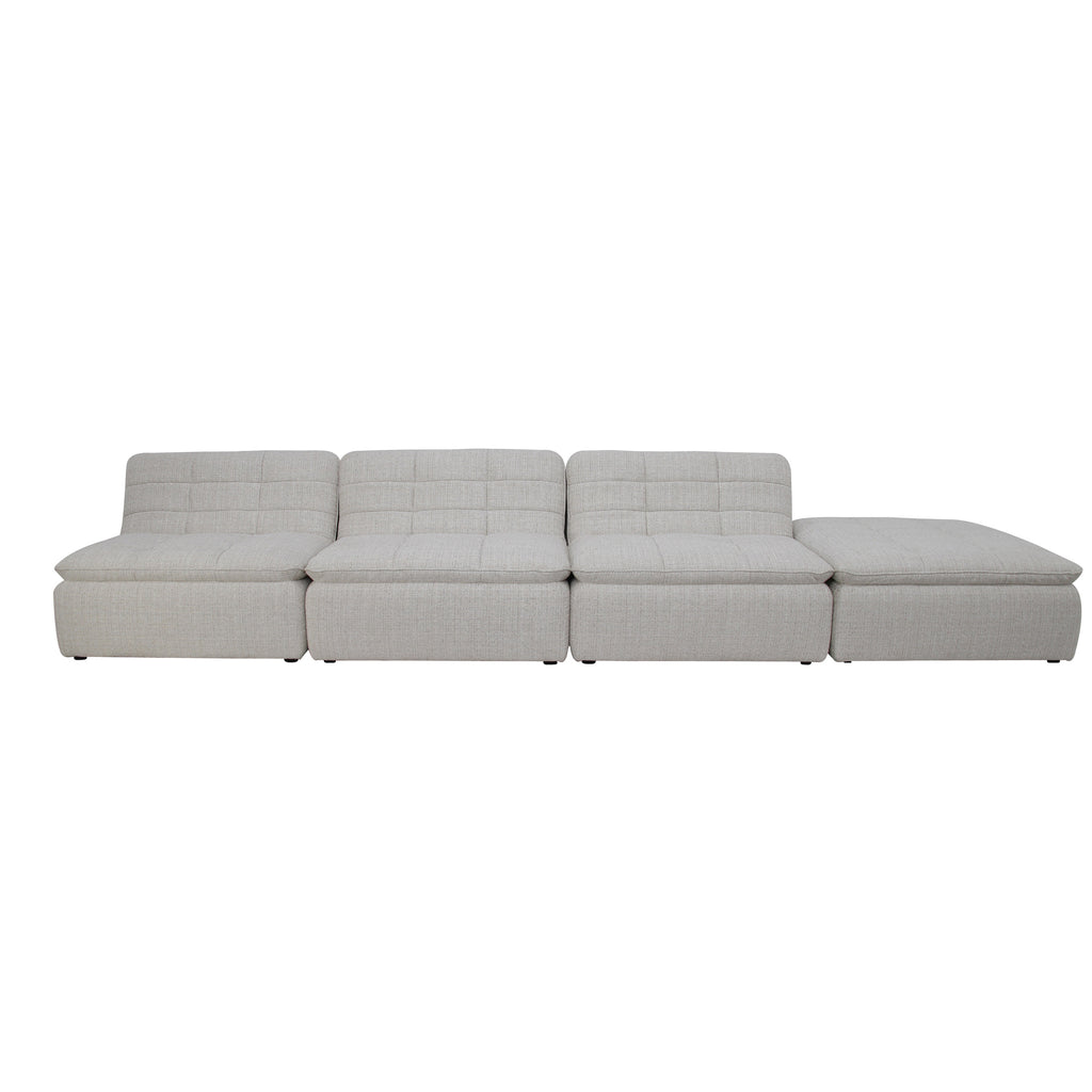 Lino Lounge Modular Sectional Textured Oat - 1630Living