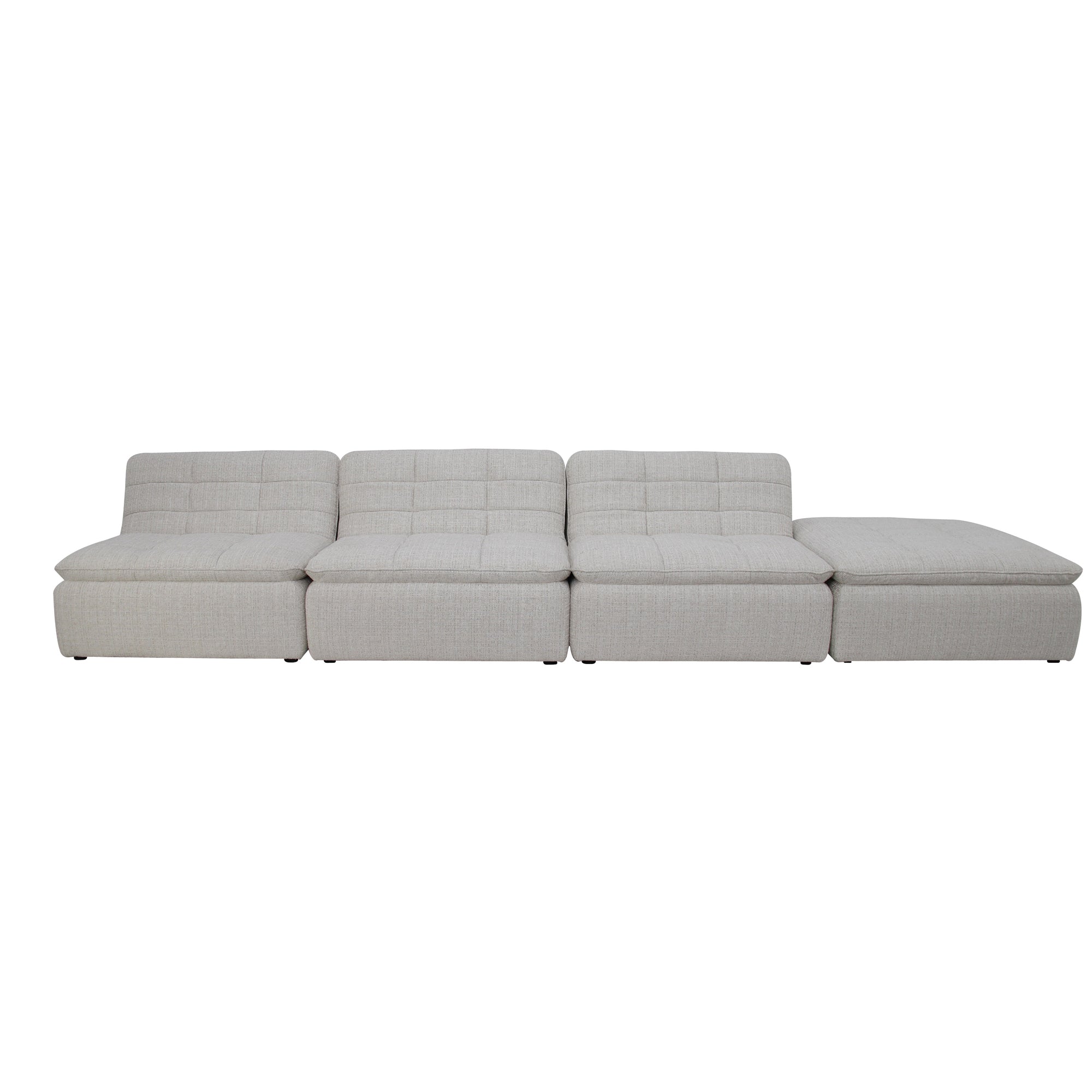Lino Lounge Modular Sectional Textured Oat - 1630Living