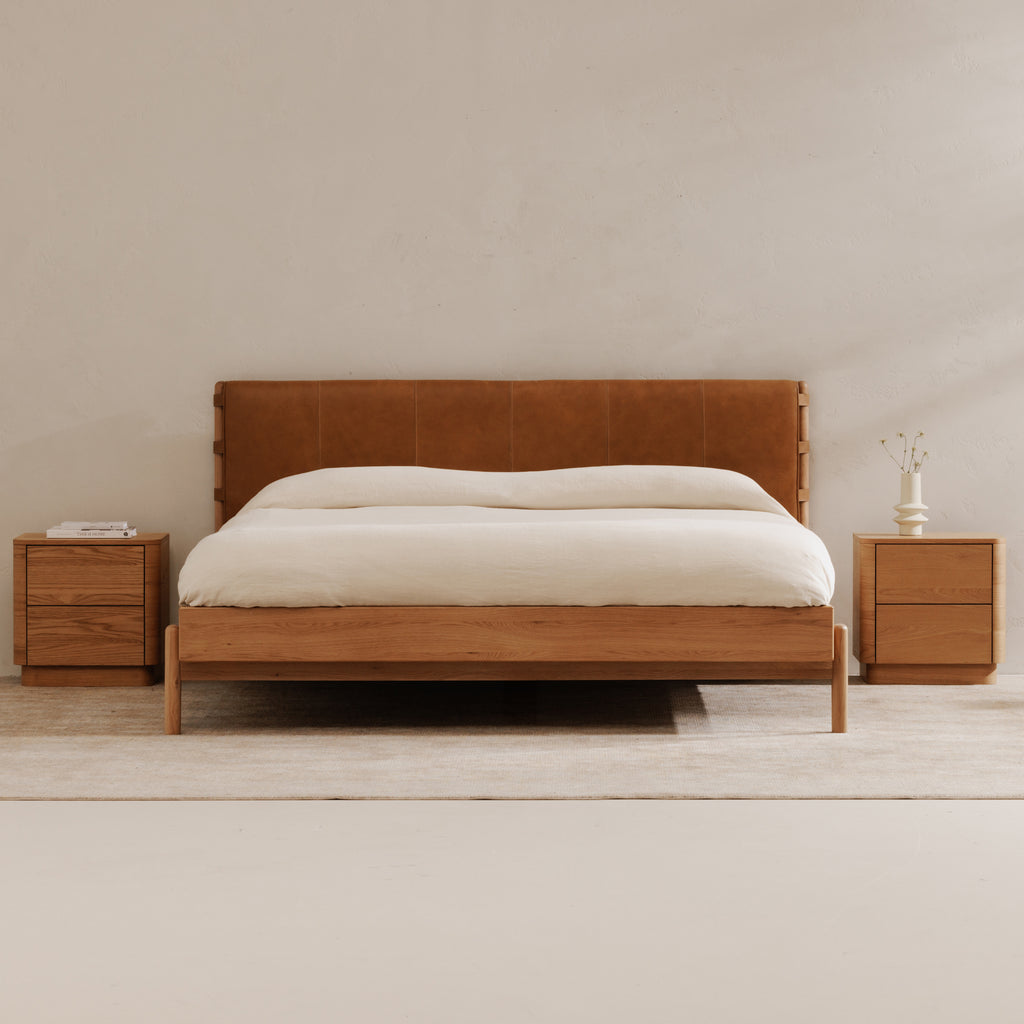 Colby Queen Bed Brown - 1630Living