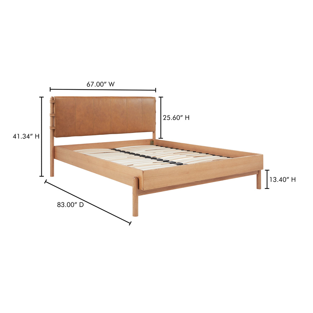 Colby Queen Bed Brown - 1630Living