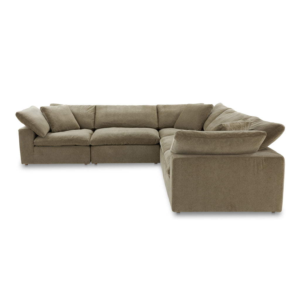 Clay Classic L - Shaped Modular Sectional Desert Sage - 1630Living