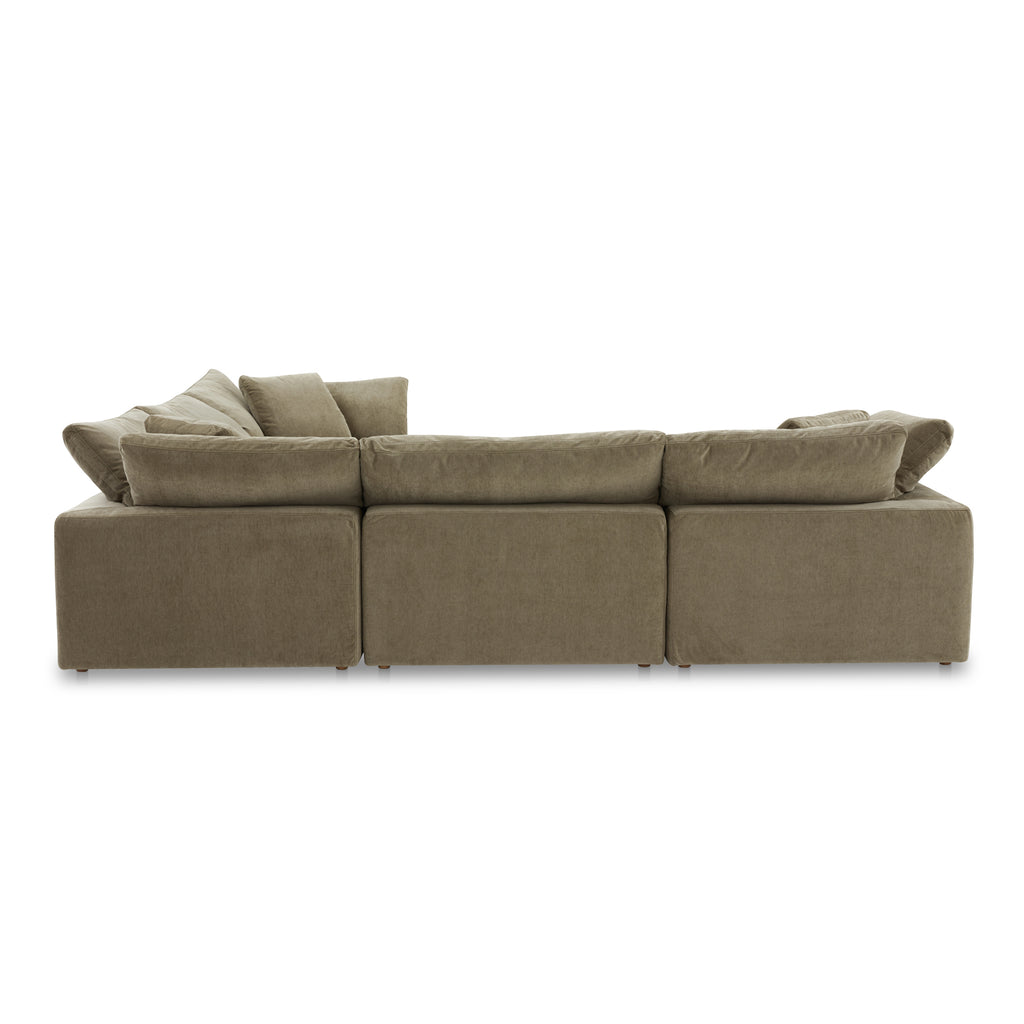 Clay Classic L - Shaped Modular Sectional Desert Sage - 1630Living