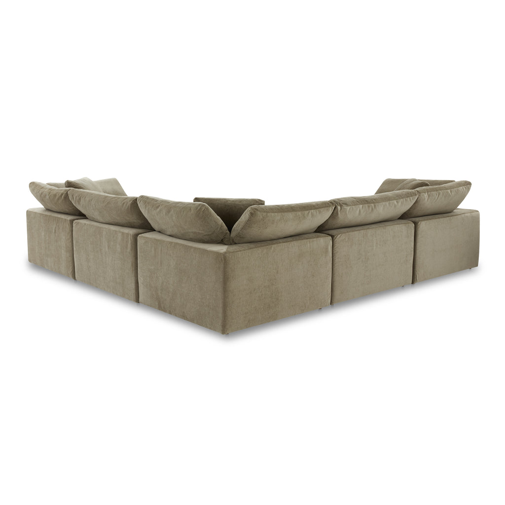 Clay Classic L - Shaped Modular Sectional Desert Sage - 1630Living