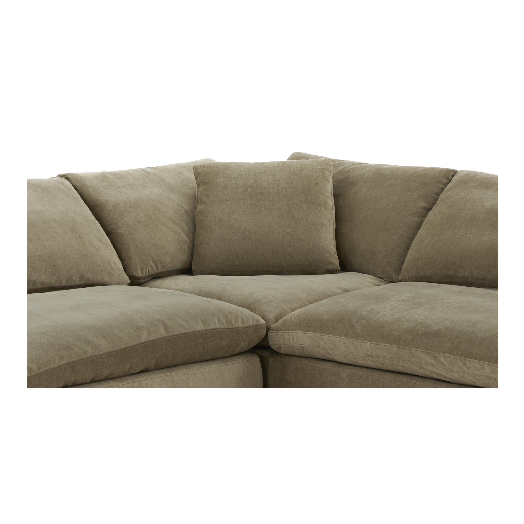 Clay Classic L - Shaped Modular Sectional Desert Sage - 1630Living