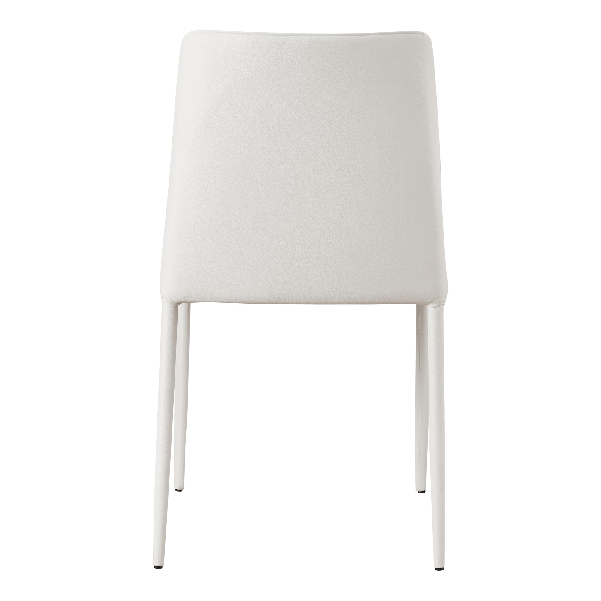 Nora Dining Chair White Vegan Leather - Set Of Two - 1630Living