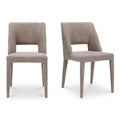 Joyce Dining Chair Light Brown - Set of Two - 1630Living