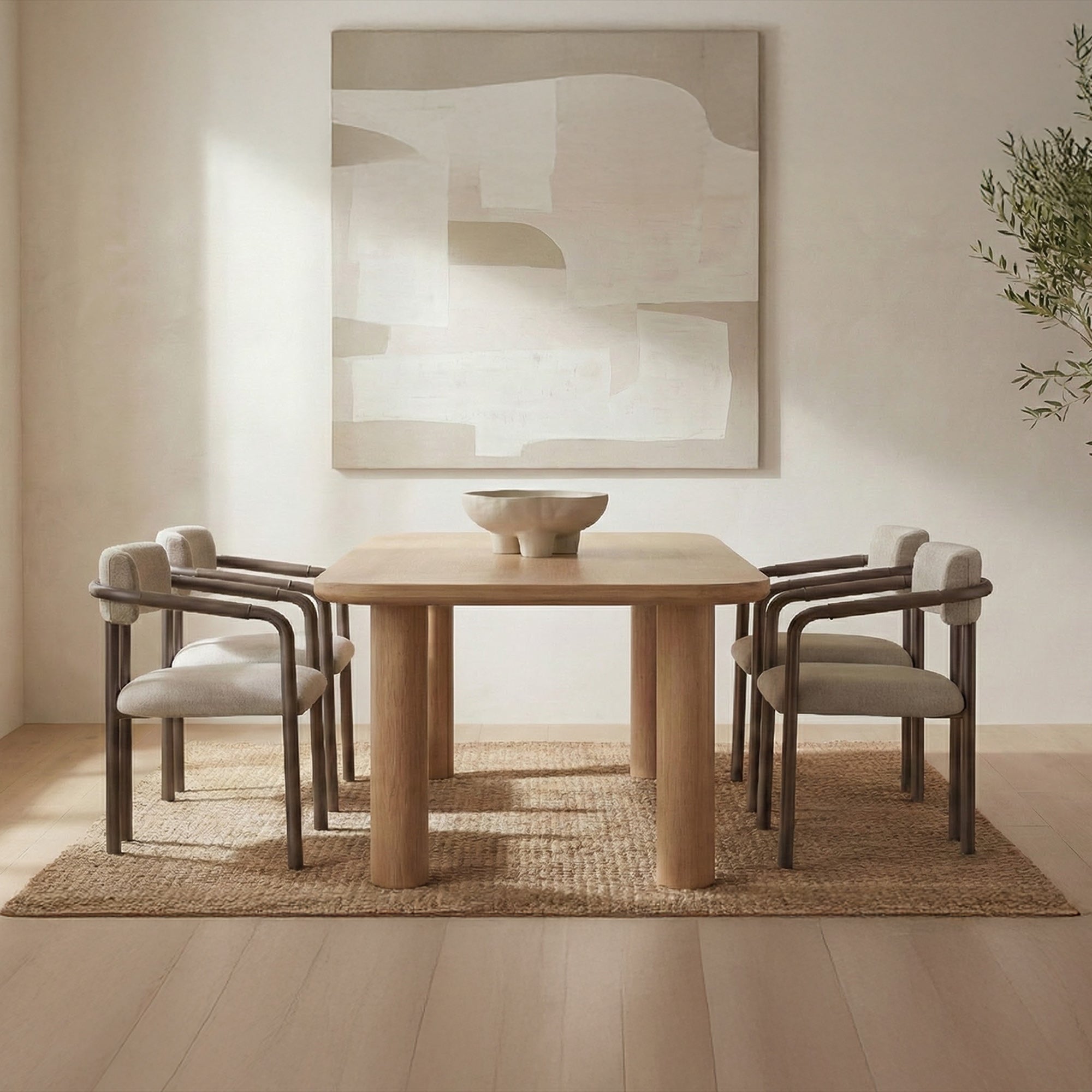 Cassidy Dining Chair Light Brown - 1630Living
