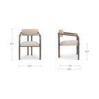 Cassidy Dining Chair Light Brown - 1630Living