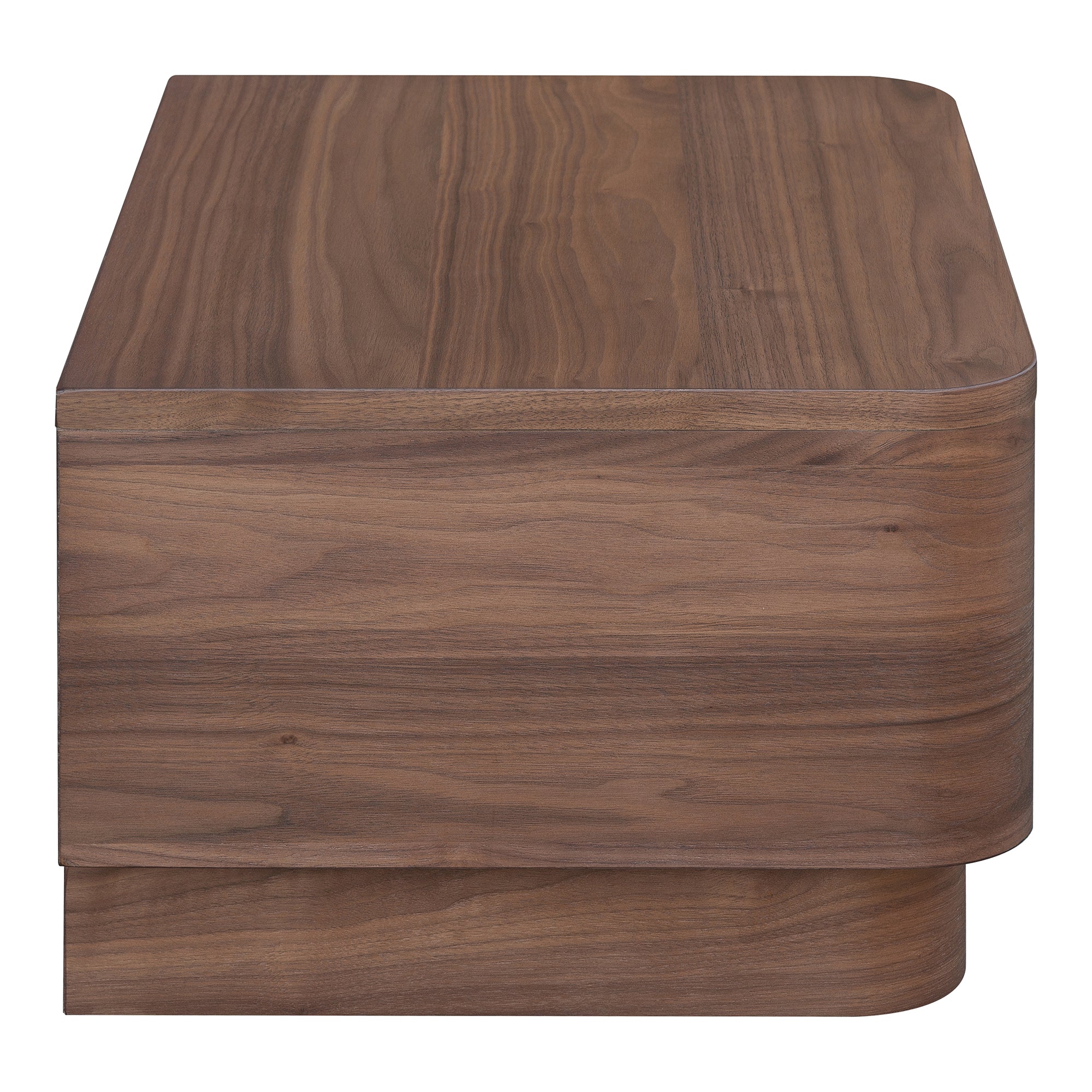 Round Off Small Nightstand Walnut - 1630Living