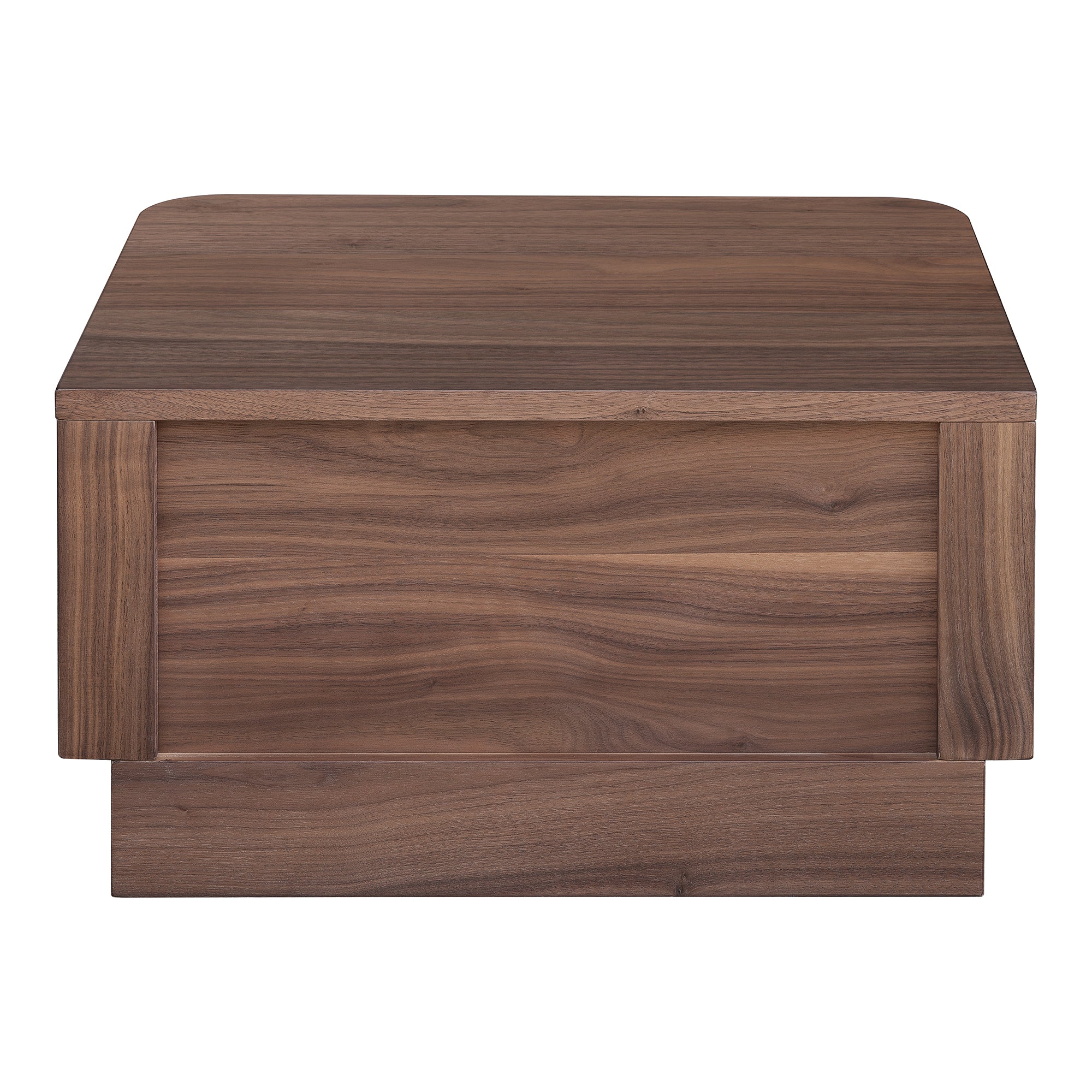Round Off Small Nightstand Walnut - 1630Living