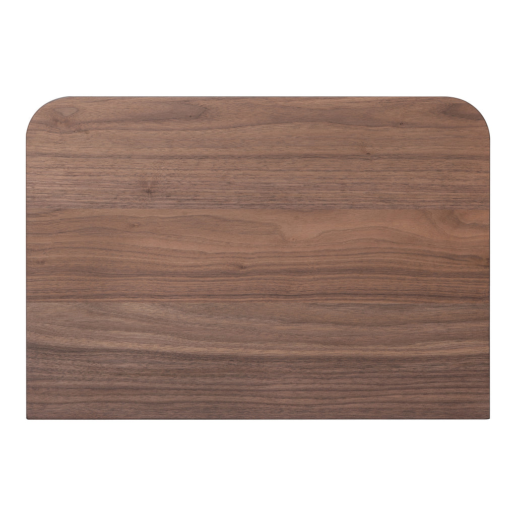Round Off Small Nightstand Walnut - 1630Living
