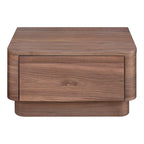 Round Off Small Nightstand Walnut - 1630Living