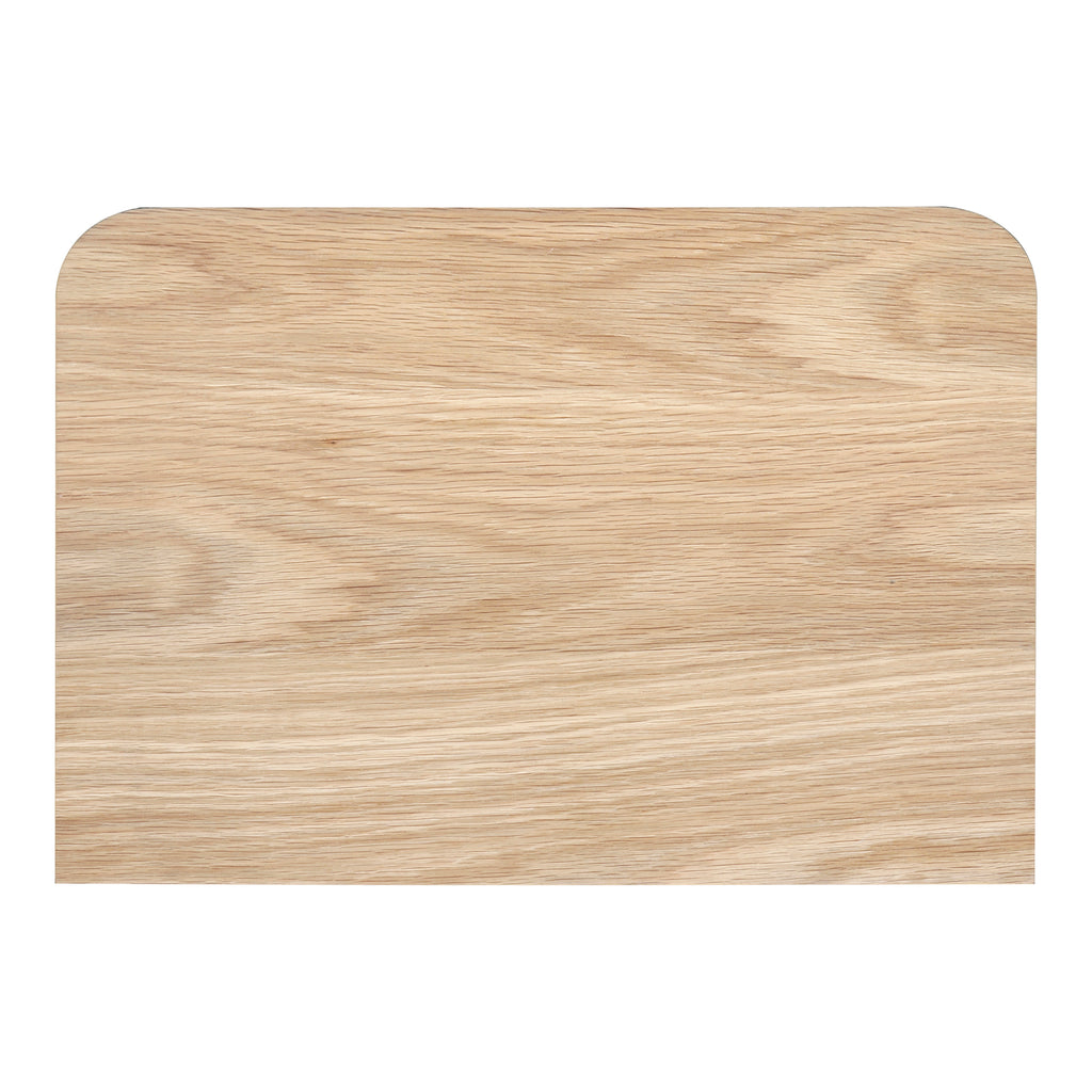 Round Off Small Nightstand Light Oak Brown - 1630Living