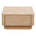 Round Off Small Nightstand Light Oak Brown - 1630Living