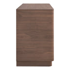 Round Off Dresser Walnut Brown - 1630Living