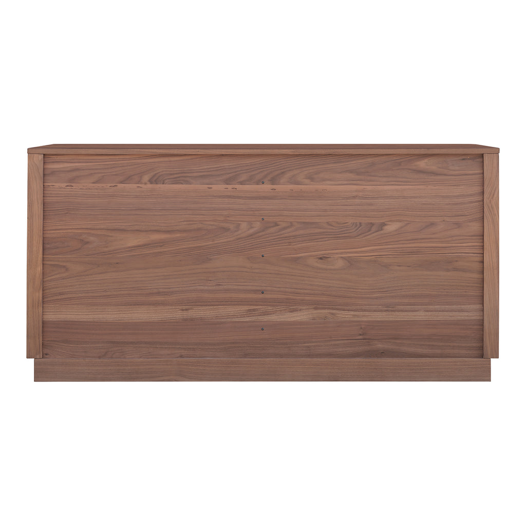 Round Off Dresser Walnut Brown - 1630Living