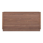 Round Off Dresser Walnut Brown - 1630Living