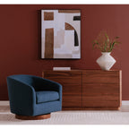 Round Off Dresser Walnut Brown - 1630Living