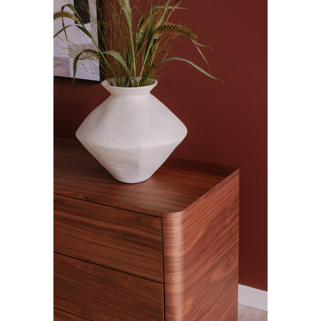 Round Off Dresser Walnut Brown - 1630Living
