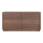 Round Off Dresser Walnut Brown - 1630Living