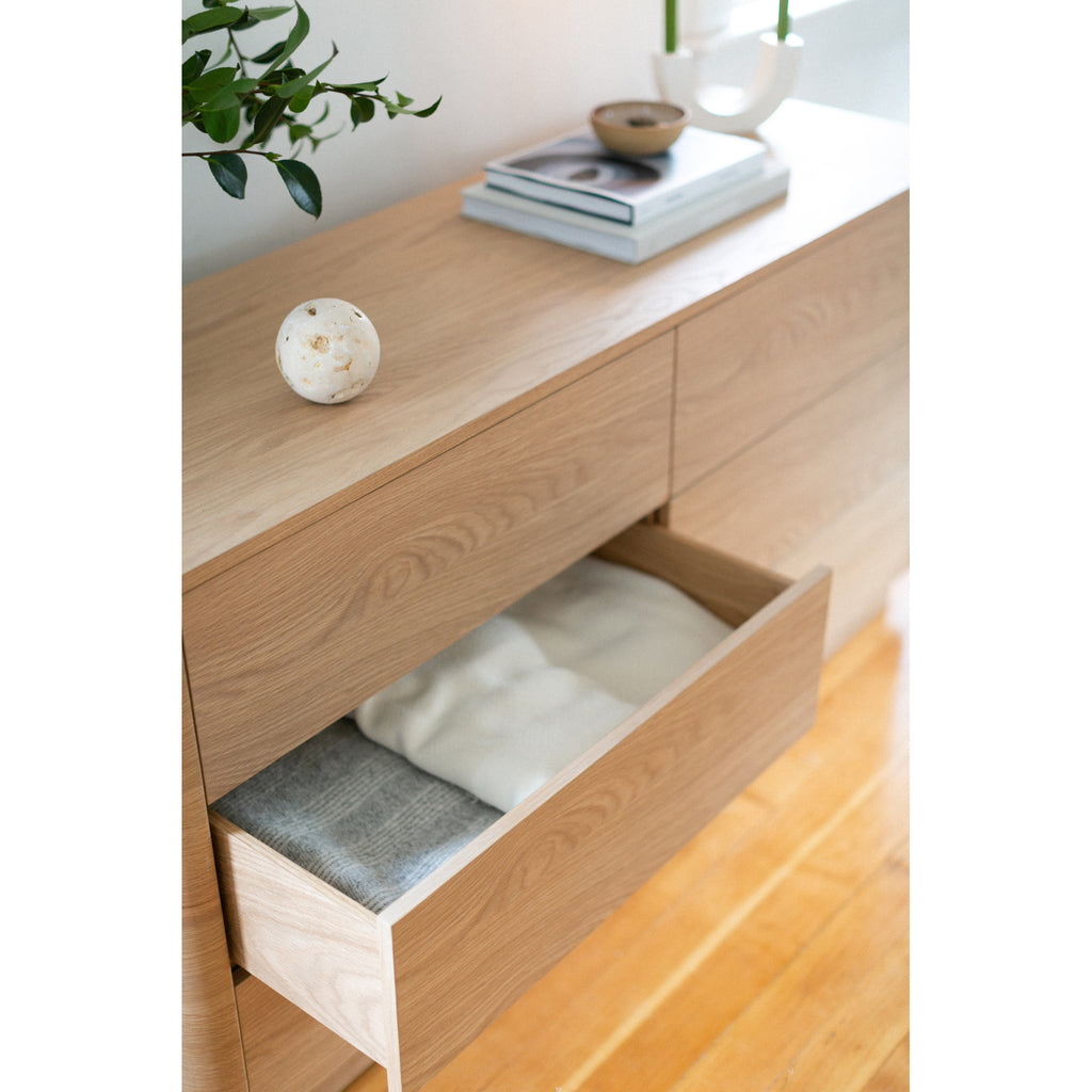 Round Off Dresser Light Oak Brown - 1630Living