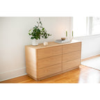 Round Off Dresser Light Oak Brown - 1630Living