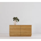 Round Off Dresser Light Oak Brown - 1630Living
