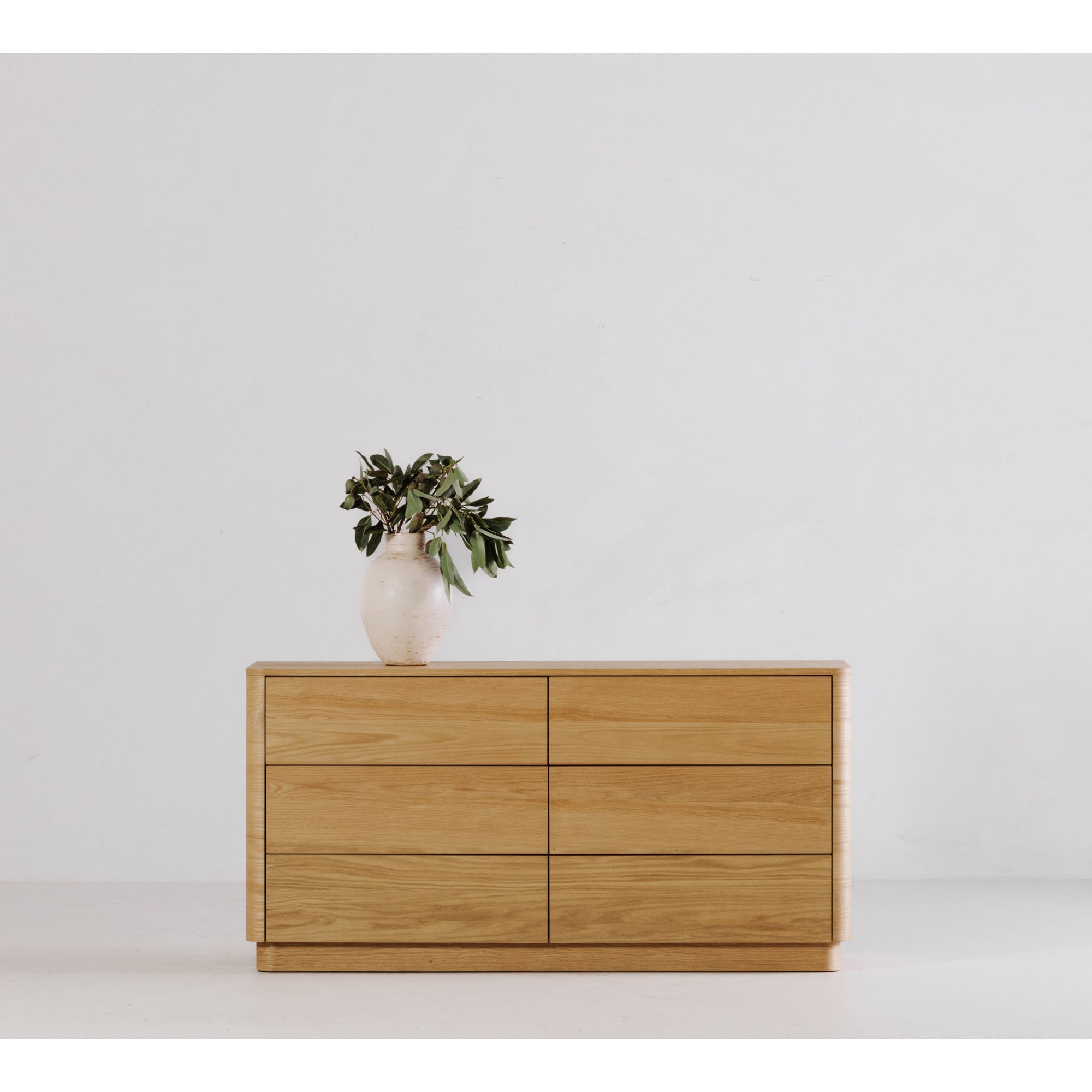 Round Off Dresser Light Oak Brown - 1630Living