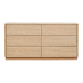 Round Off Dresser Light Oak Brown - 1630Living