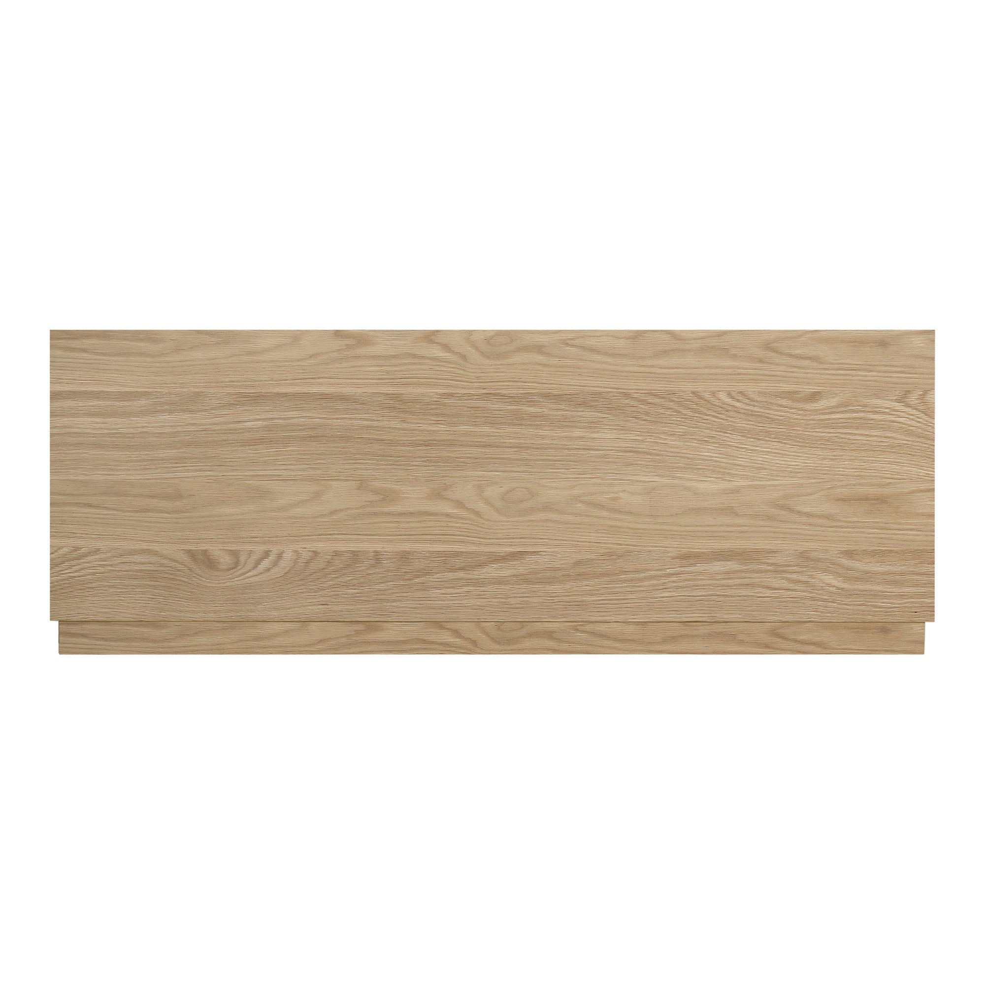 Round Off Queen Bed Light Oak Brown - 1630Living