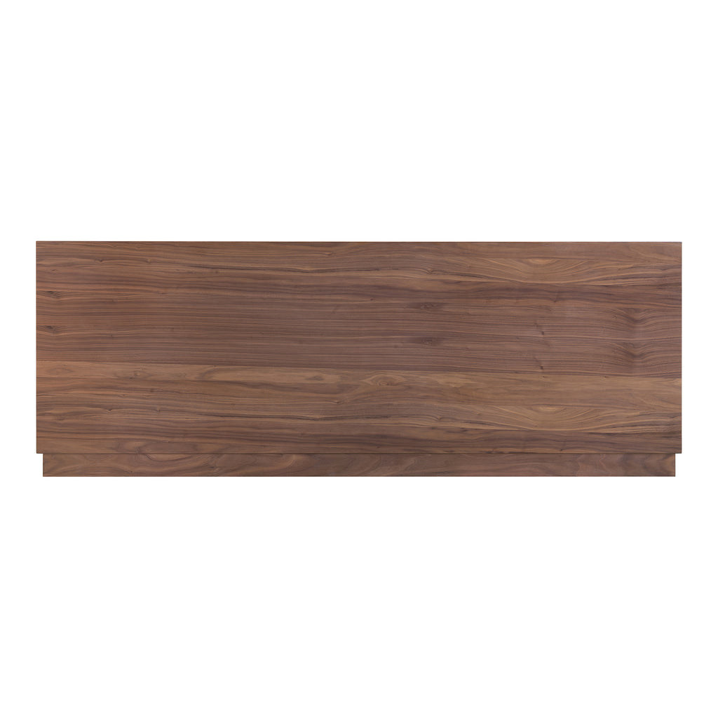 Round Off King Bed Walnut Brown - 1630Living