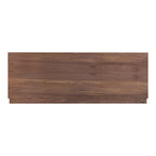 Round Off King Bed Walnut Brown - 1630Living