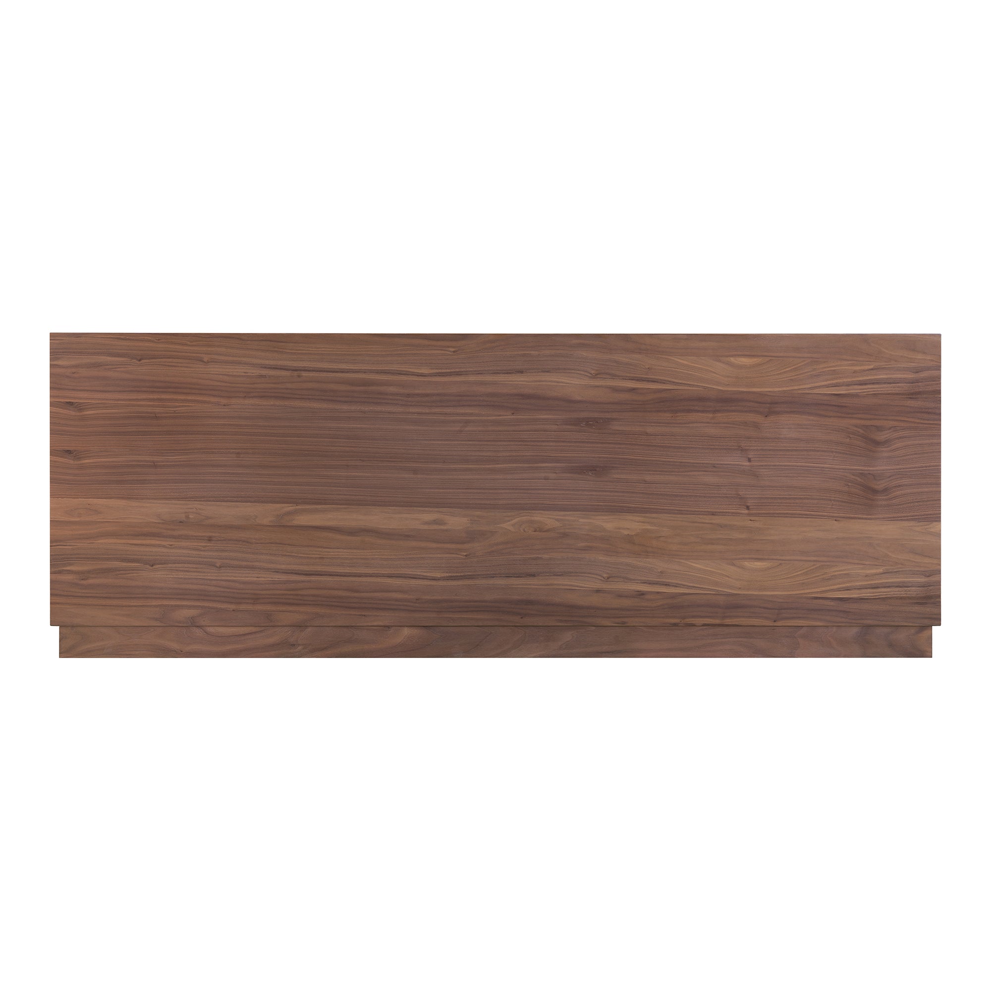 Round Off King Bed Walnut Brown - 1630Living