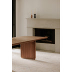 Round Off Small Dining Table Walnut Brown - 1630Living