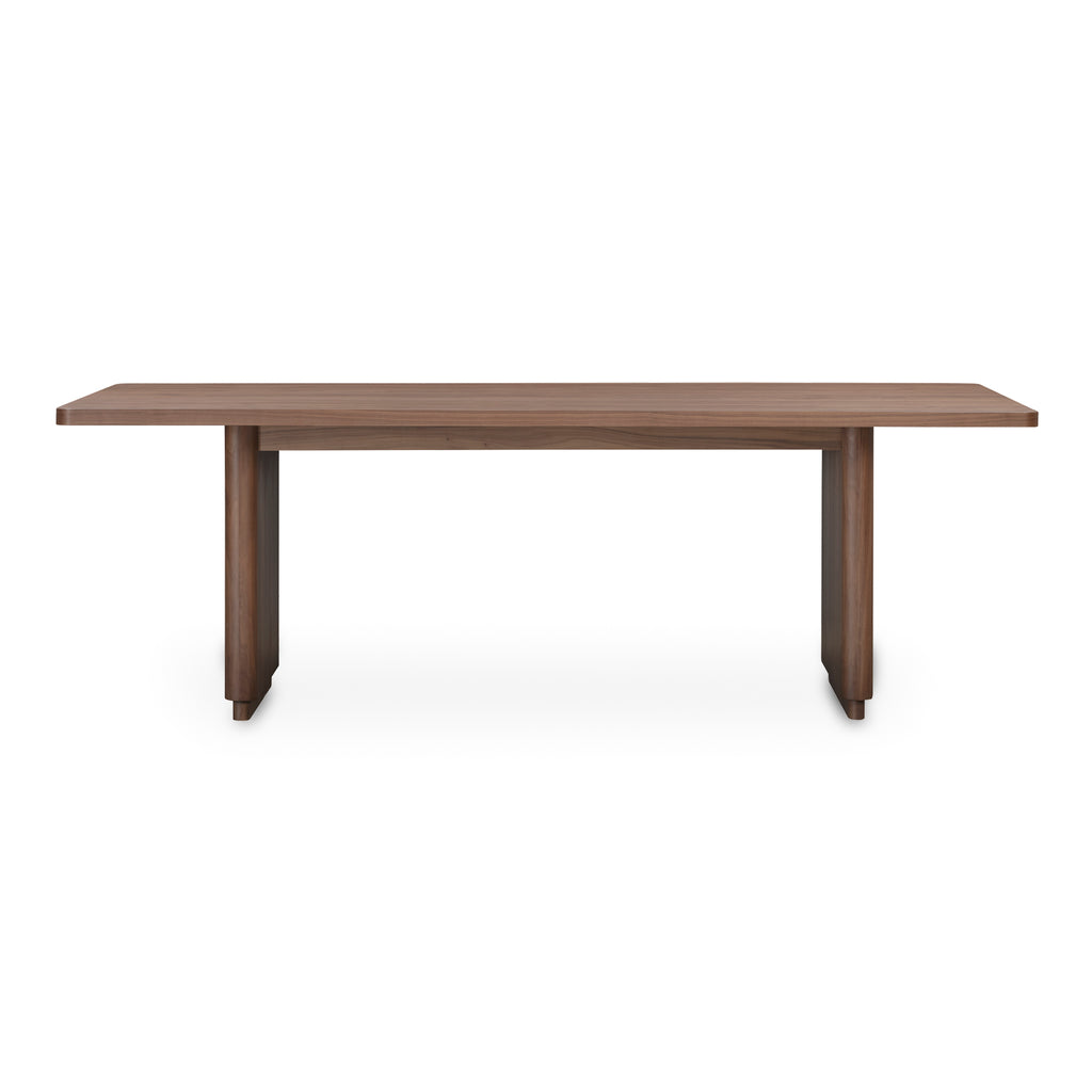 Round Off Small Dining Table Walnut Brown - 1630Living