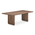 Round Off Small Dining Table Walnut Brown - 1630Living