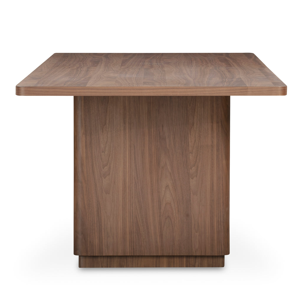 Round Off Small Dining Table Walnut Brown - 1630Living