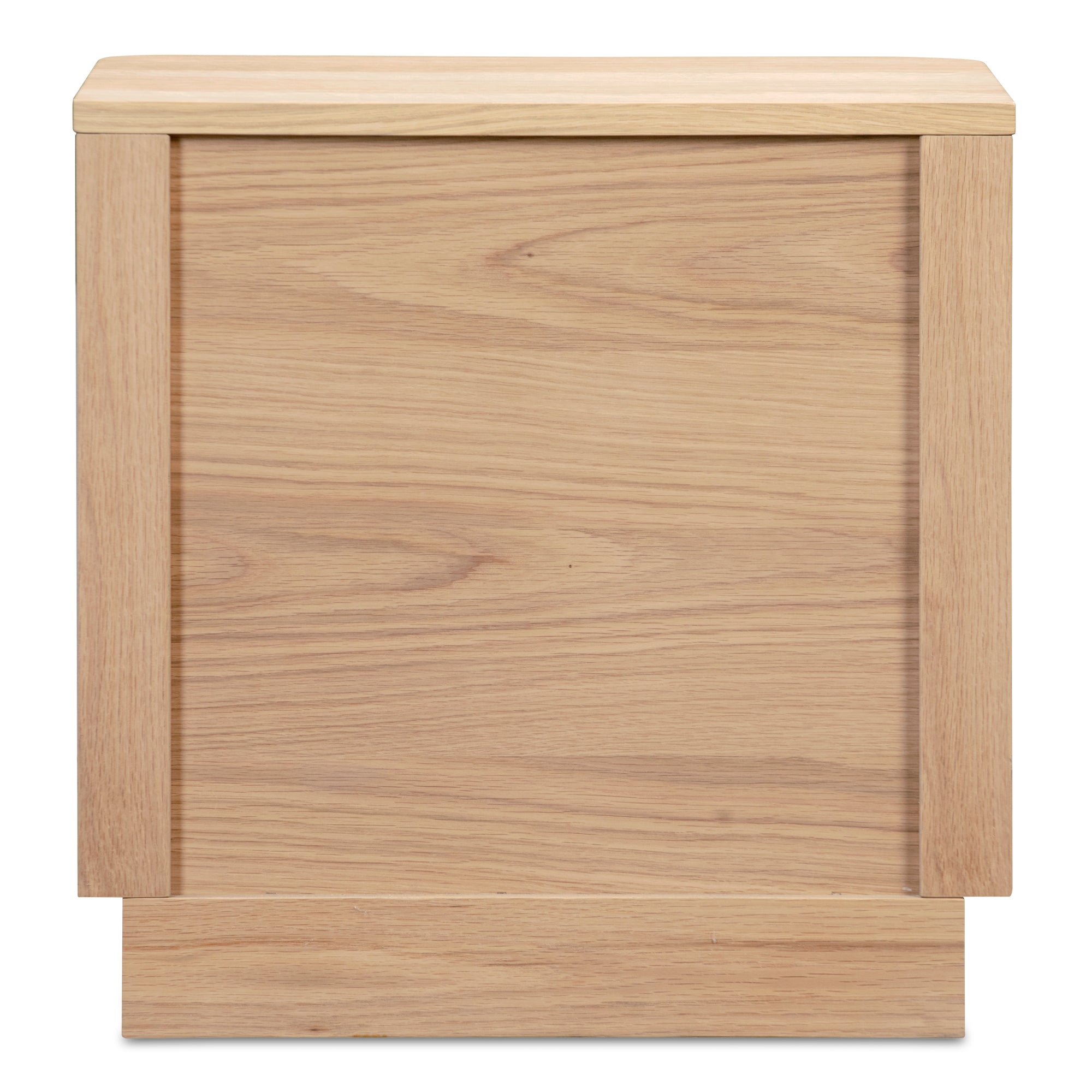 Round Off Tall Nightstand Natural Oak - 1630Living