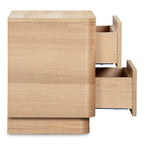 Round Off Tall Nightstand Natural Oak - 1630Living