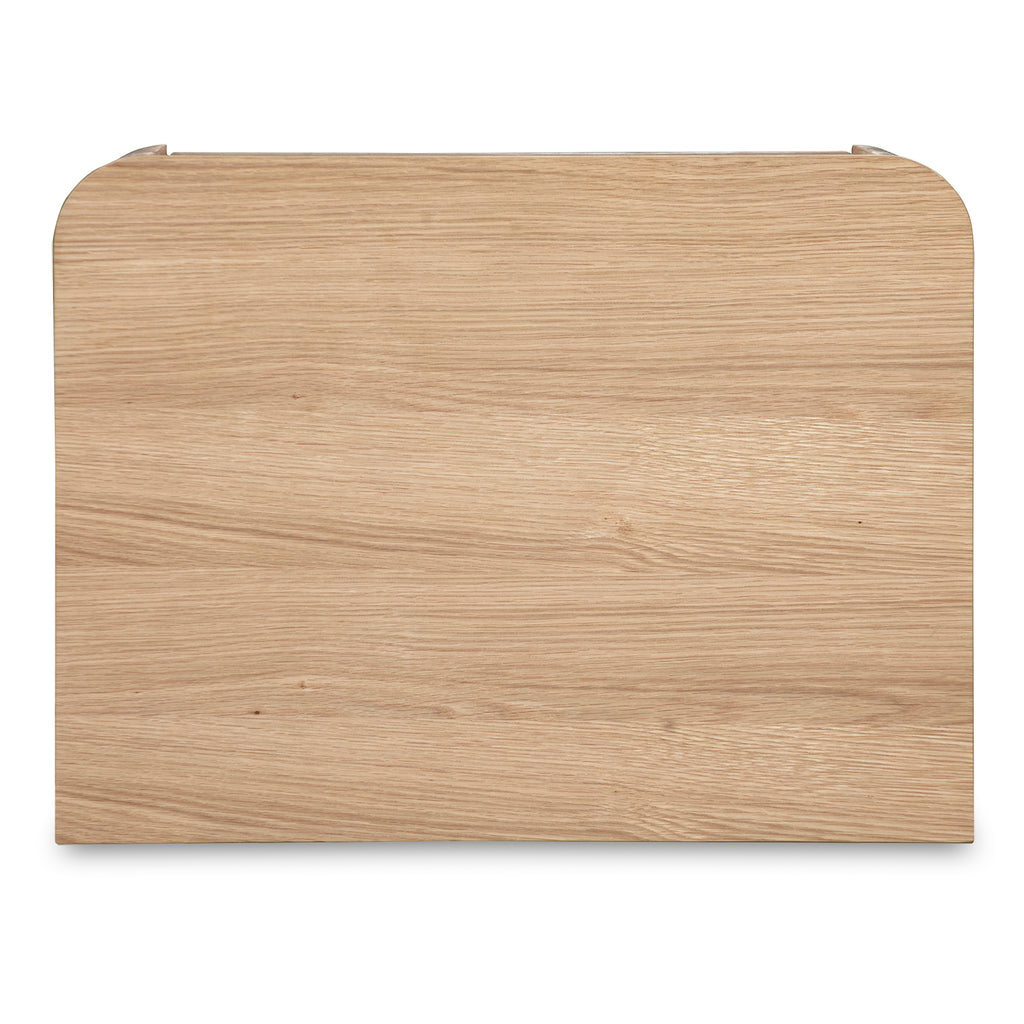 Round Off Tall Nightstand Natural Oak - 1630Living