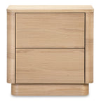 Round Off Tall Nightstand Natural Oak - 1630Living