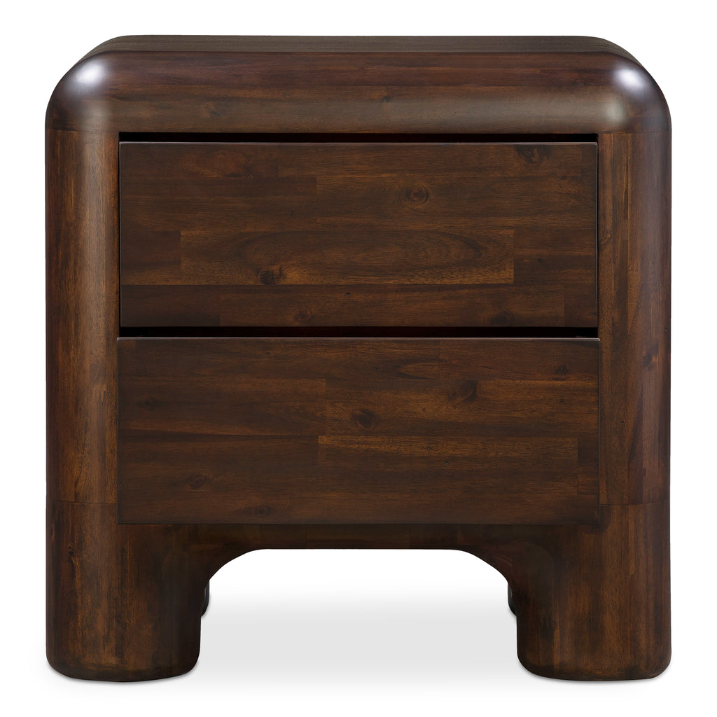Rowan Nightstand Dark Brown - 1630Living